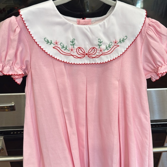 The Proper Peony - NWT - Paulina Pink/Red Bow Dress - Size: 5T - Picture 3 of 6